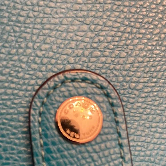 Coach Teal Wristlet Wallet - Picture 2 of 16